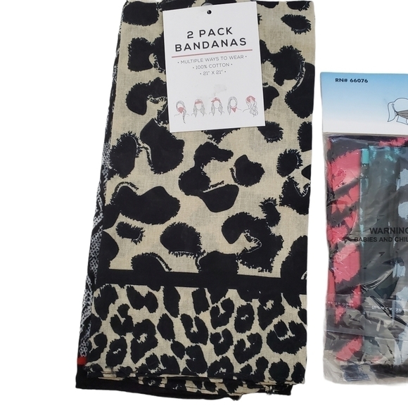 Lot of Bandanas Hair‎ Scarf Accessories NEW - Picture 2 of 6